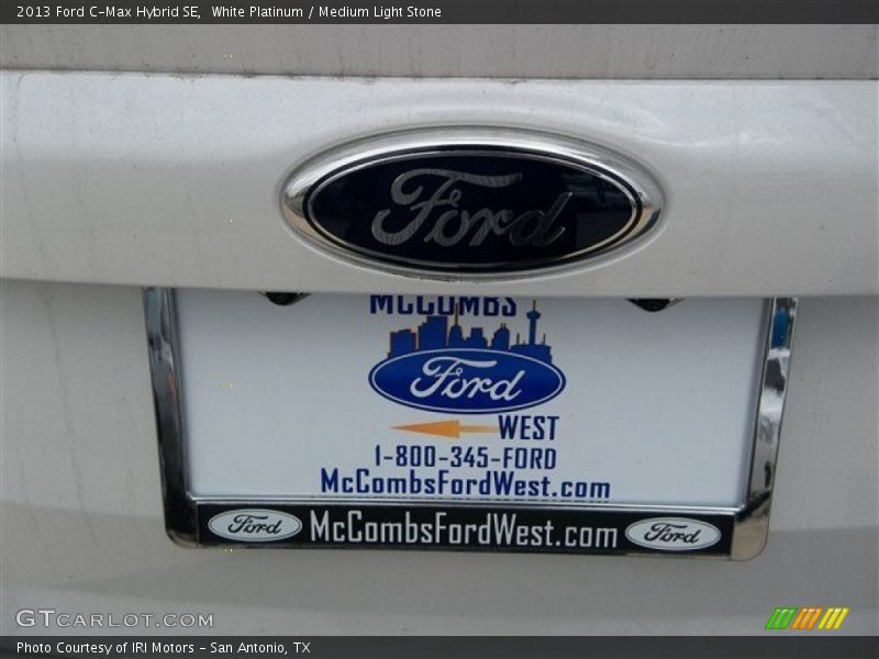 White Platinum / Medium Light Stone 2013 Ford C-Max Hybrid SE