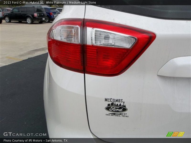 White Platinum / Medium Light Stone 2013 Ford C-Max Hybrid SE