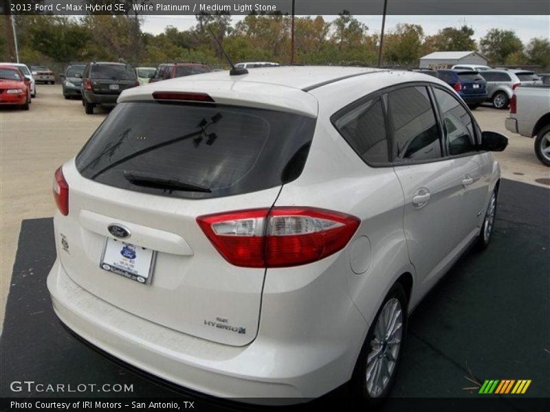 White Platinum / Medium Light Stone 2013 Ford C-Max Hybrid SE