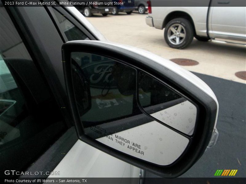 White Platinum / Medium Light Stone 2013 Ford C-Max Hybrid SE