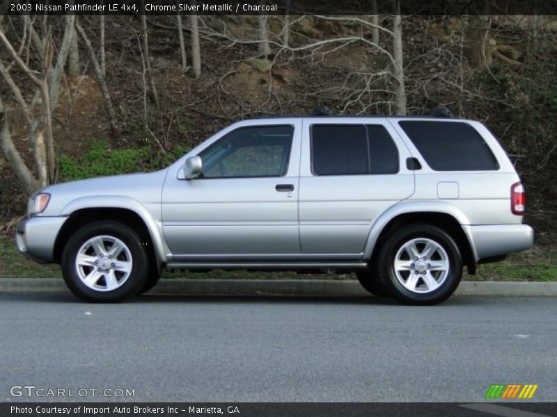  2003 Pathfinder LE 4x4 Chrome Silver Metallic