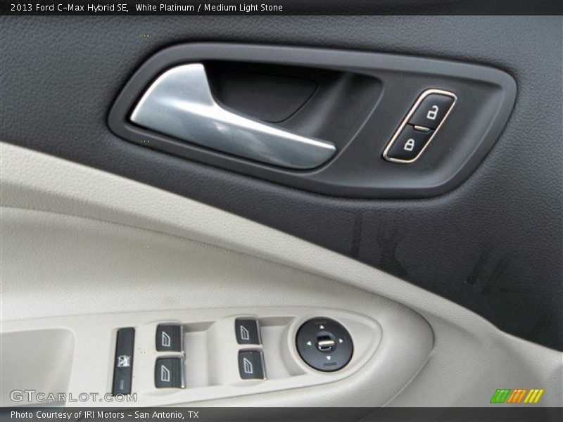 White Platinum / Medium Light Stone 2013 Ford C-Max Hybrid SE