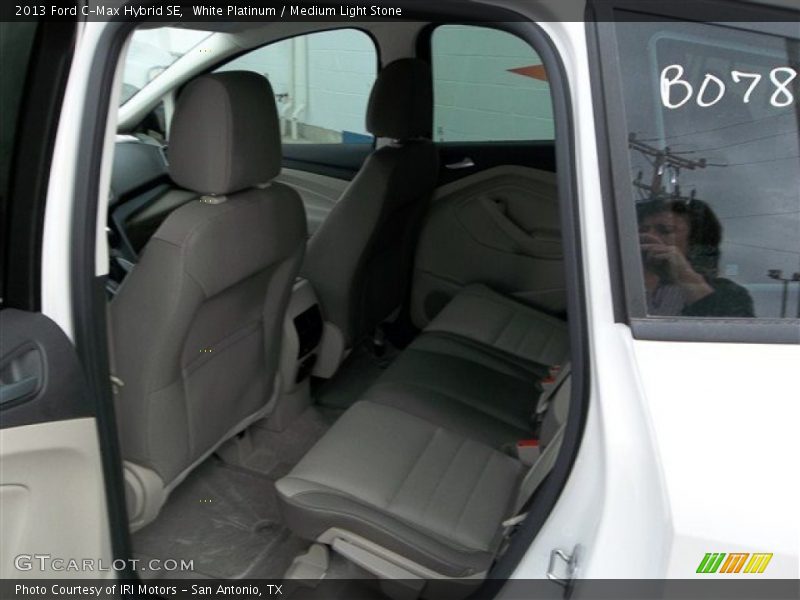 White Platinum / Medium Light Stone 2013 Ford C-Max Hybrid SE