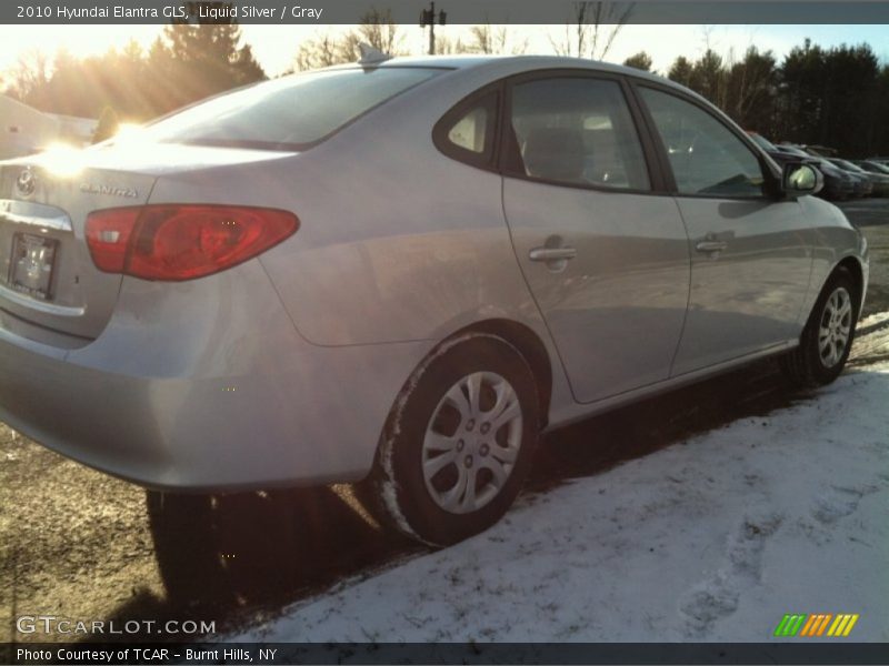 Liquid Silver / Gray 2010 Hyundai Elantra GLS