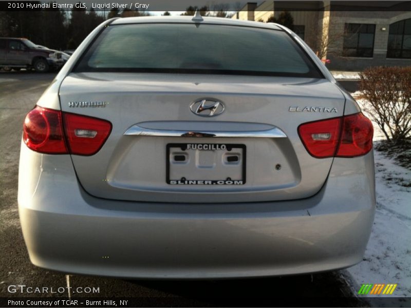 Liquid Silver / Gray 2010 Hyundai Elantra GLS