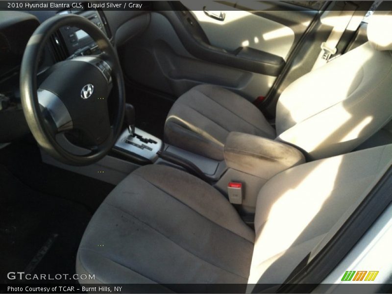 Liquid Silver / Gray 2010 Hyundai Elantra GLS