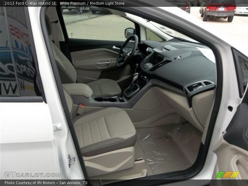 White Platinum / Medium Light Stone 2013 Ford C-Max Hybrid SE