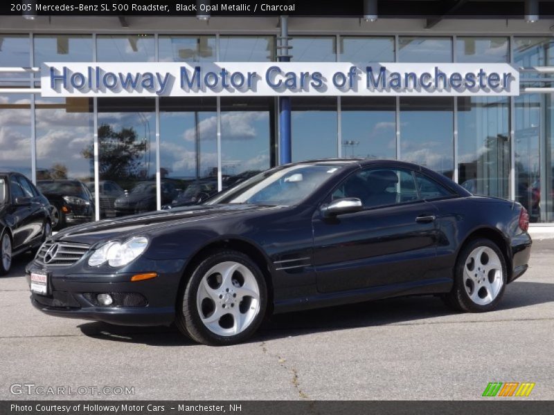 Black Opal Metallic / Charcoal 2005 Mercedes-Benz SL 500 Roadster