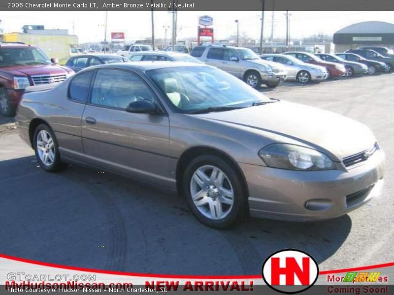 Amber Bronze Metallic / Neutral 2006 Chevrolet Monte Carlo LT