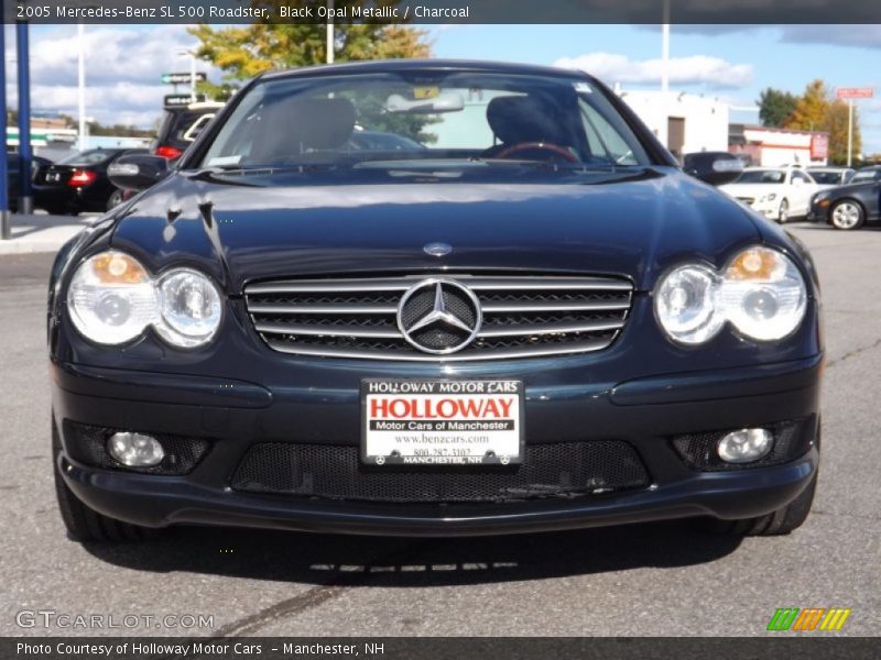 Black Opal Metallic / Charcoal 2005 Mercedes-Benz SL 500 Roadster