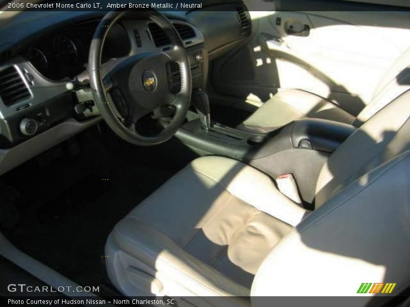 Amber Bronze Metallic / Neutral 2006 Chevrolet Monte Carlo LT