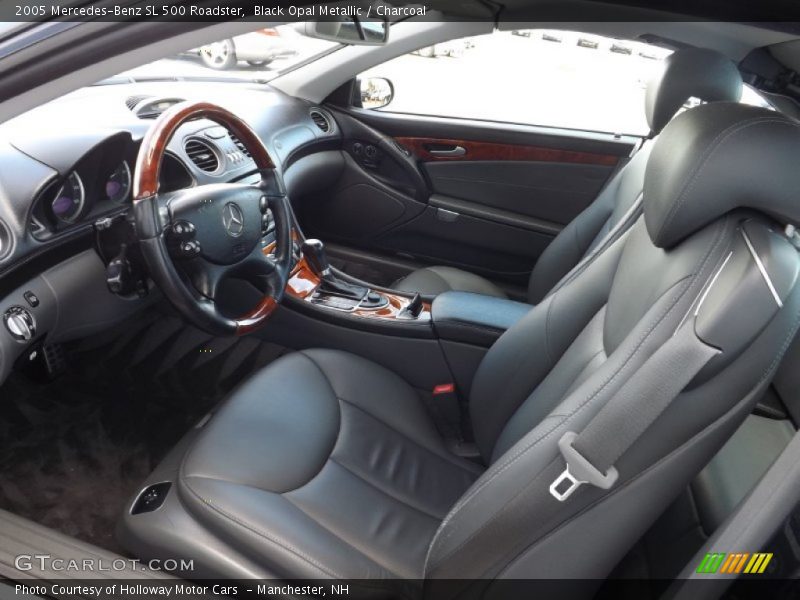 Black Opal Metallic / Charcoal 2005 Mercedes-Benz SL 500 Roadster