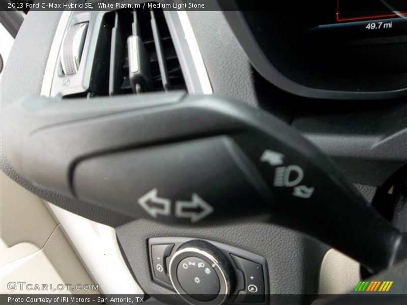 White Platinum / Medium Light Stone 2013 Ford C-Max Hybrid SE