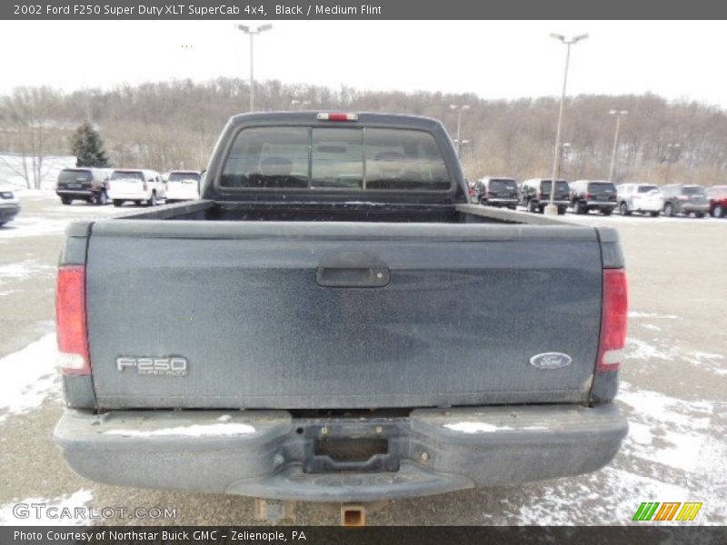 Black / Medium Flint 2002 Ford F250 Super Duty XLT SuperCab 4x4