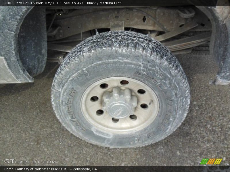 Black / Medium Flint 2002 Ford F250 Super Duty XLT SuperCab 4x4