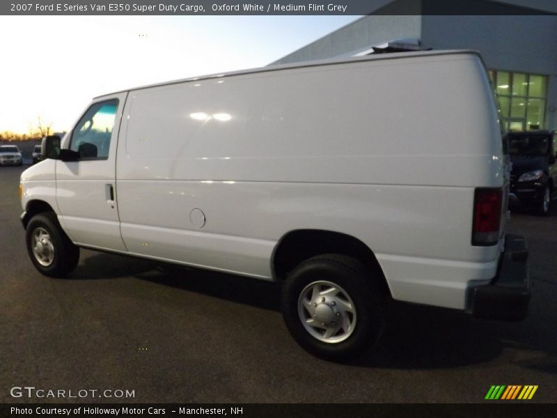 Oxford White / Medium Flint Grey 2007 Ford E Series Van E350 Super Duty Cargo