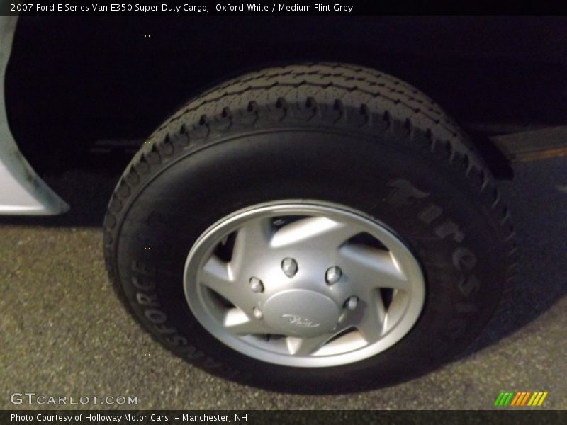 Oxford White / Medium Flint Grey 2007 Ford E Series Van E350 Super Duty Cargo