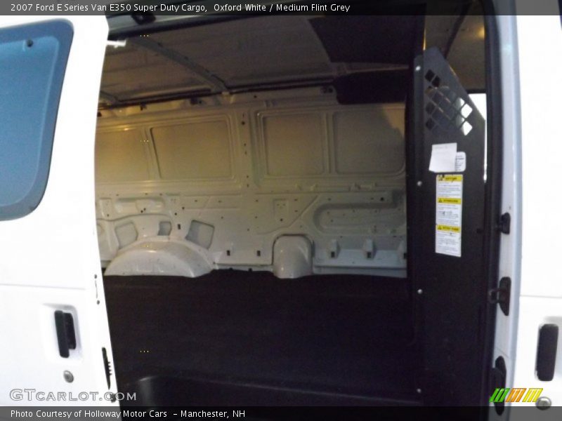 Oxford White / Medium Flint Grey 2007 Ford E Series Van E350 Super Duty Cargo