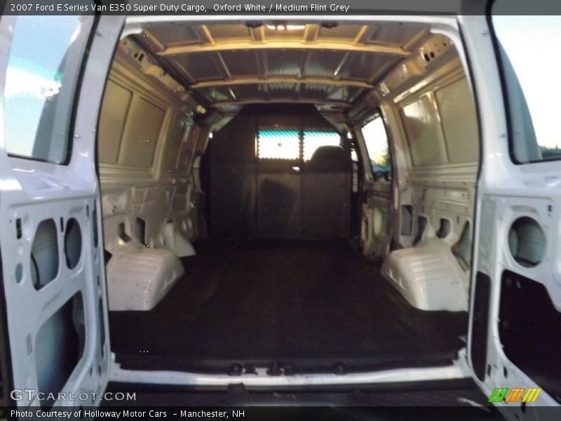 Oxford White / Medium Flint Grey 2007 Ford E Series Van E350 Super Duty Cargo