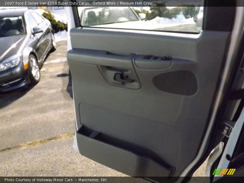 Oxford White / Medium Flint Grey 2007 Ford E Series Van E350 Super Duty Cargo