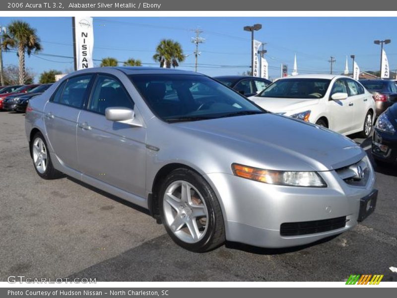 Alabaster Silver Metallic / Ebony 2006 Acura TL 3.2