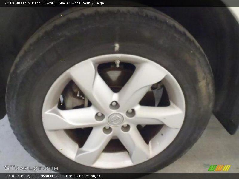 Glacier White Pearl / Beige 2010 Nissan Murano SL AWD