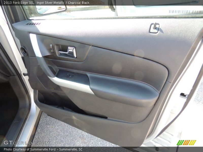 Ingot Silver Metallic / Charcoal Black 2013 Ford Edge SEL