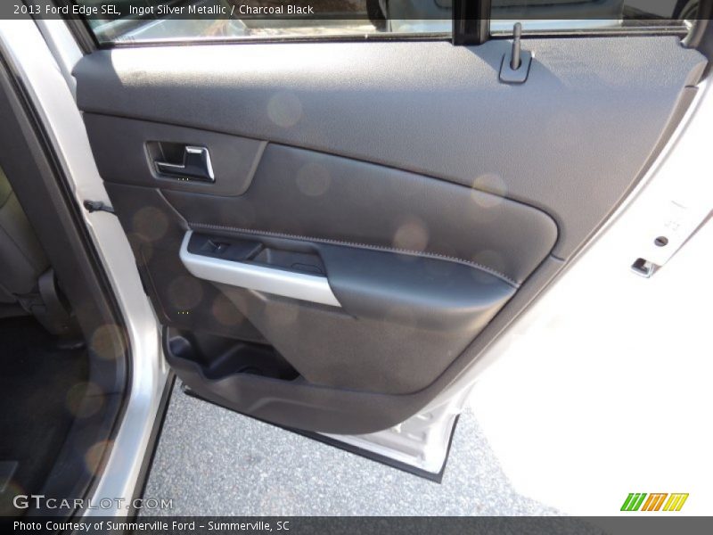 Ingot Silver Metallic / Charcoal Black 2013 Ford Edge SEL