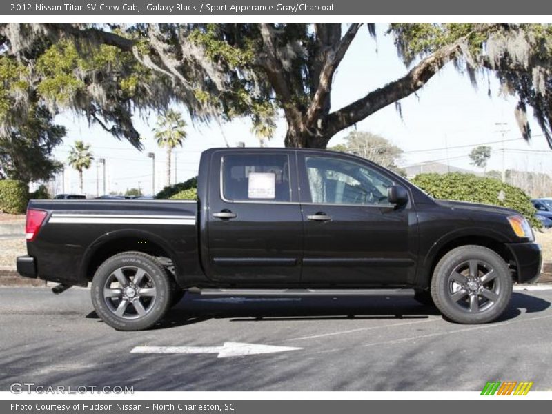 Galaxy Black / Sport Apperance Gray/Charcoal 2012 Nissan Titan SV Crew Cab