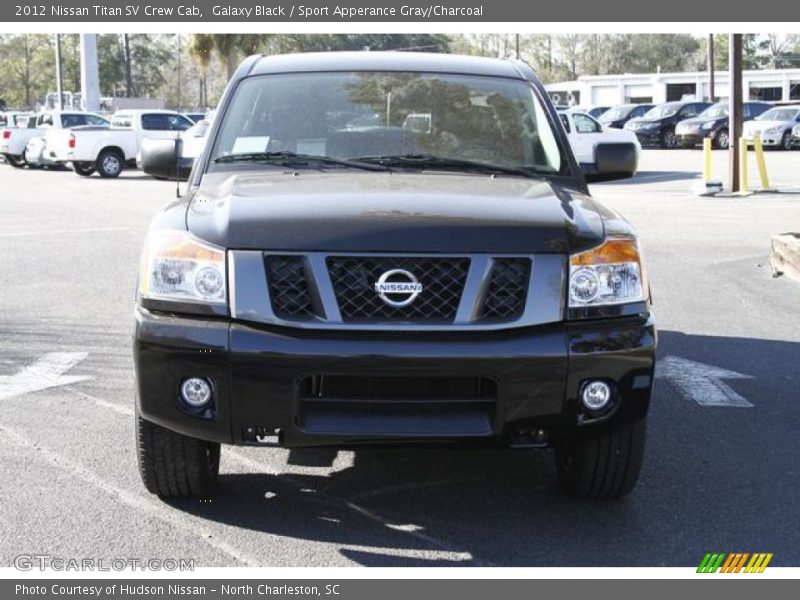 Galaxy Black / Sport Apperance Gray/Charcoal 2012 Nissan Titan SV Crew Cab