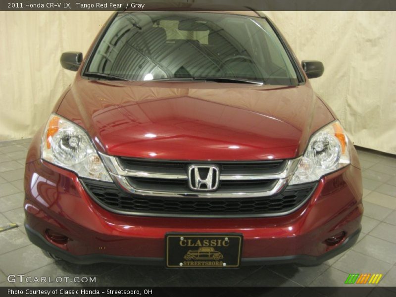 Tango Red Pearl / Gray 2011 Honda CR-V LX