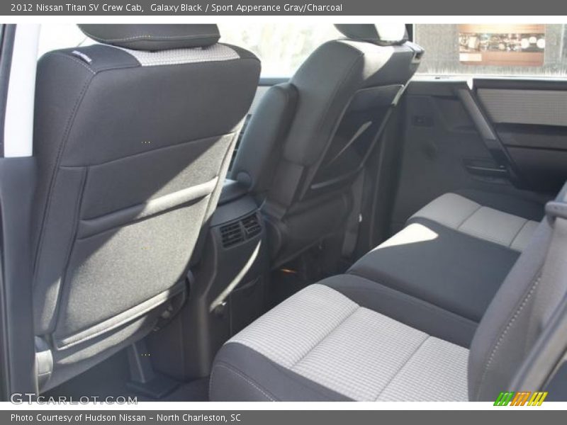 Galaxy Black / Sport Apperance Gray/Charcoal 2012 Nissan Titan SV Crew Cab
