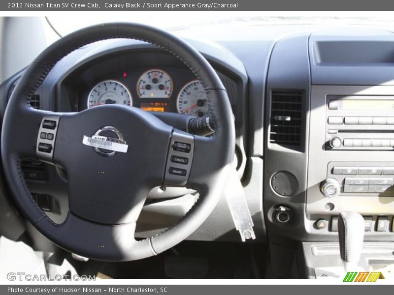 Galaxy Black / Sport Apperance Gray/Charcoal 2012 Nissan Titan SV Crew Cab