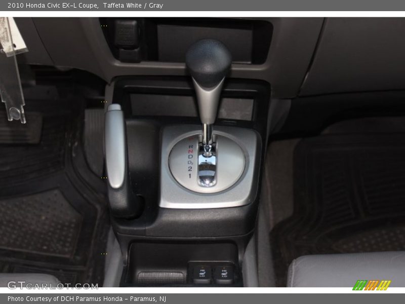 Taffeta White / Gray 2010 Honda Civic EX-L Coupe