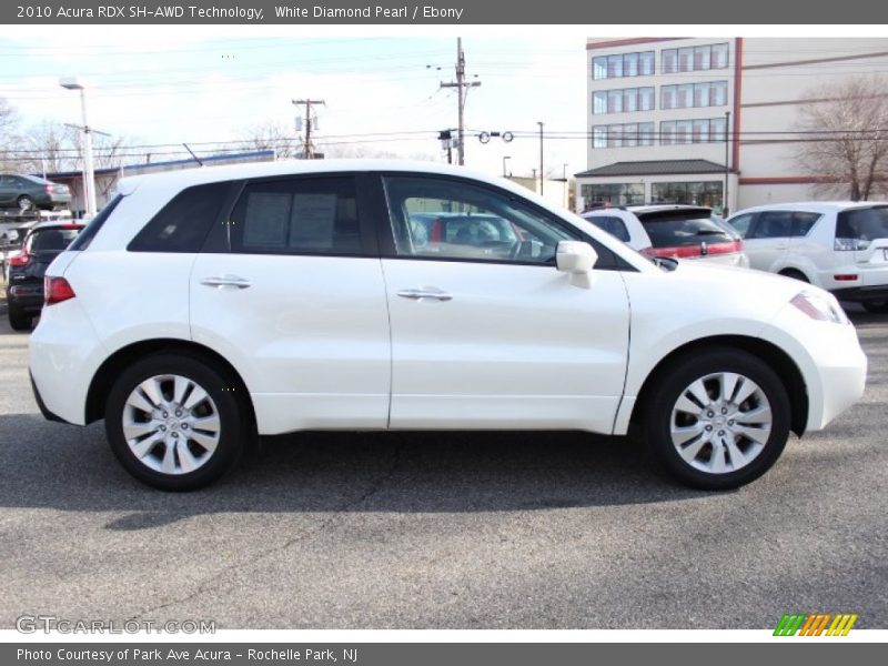 White Diamond Pearl / Ebony 2010 Acura RDX SH-AWD Technology