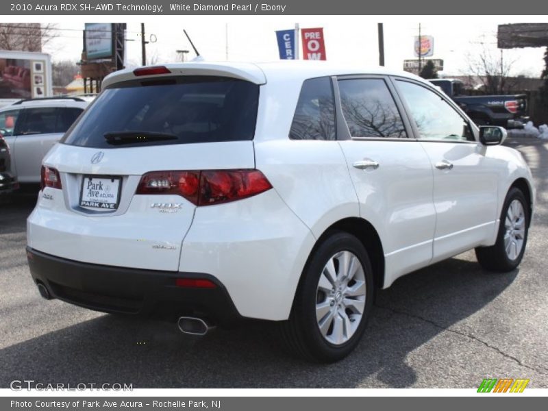White Diamond Pearl / Ebony 2010 Acura RDX SH-AWD Technology