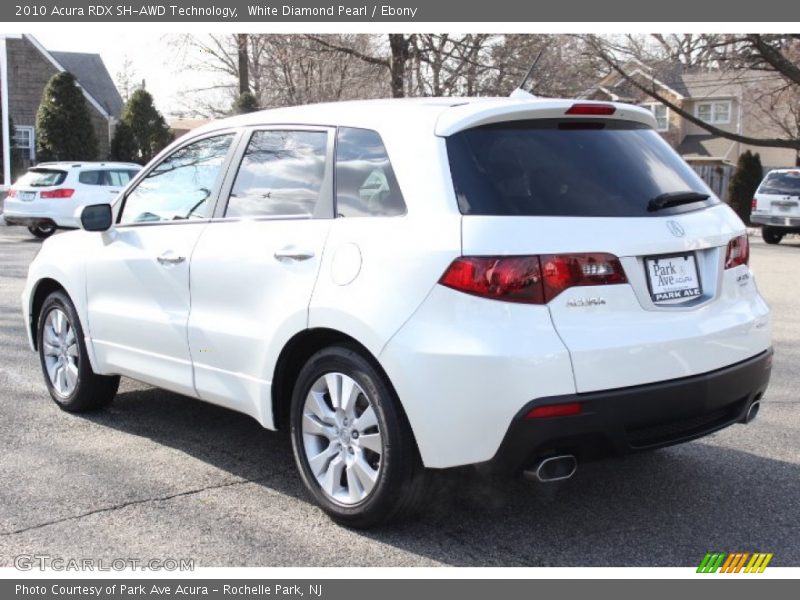 White Diamond Pearl / Ebony 2010 Acura RDX SH-AWD Technology