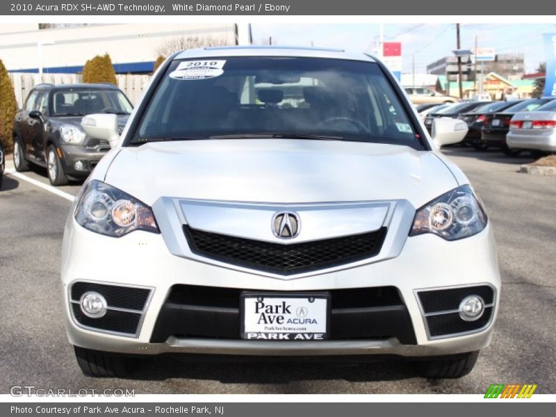 White Diamond Pearl / Ebony 2010 Acura RDX SH-AWD Technology