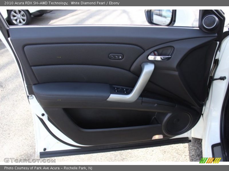 White Diamond Pearl / Ebony 2010 Acura RDX SH-AWD Technology