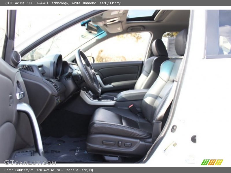 White Diamond Pearl / Ebony 2010 Acura RDX SH-AWD Technology