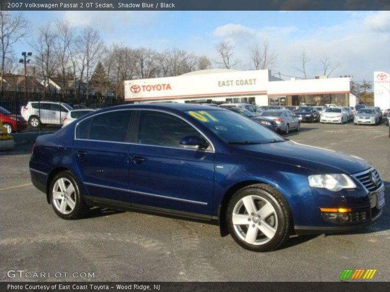 Shadow Blue / Black 2007 Volkswagen Passat 2.0T Sedan
