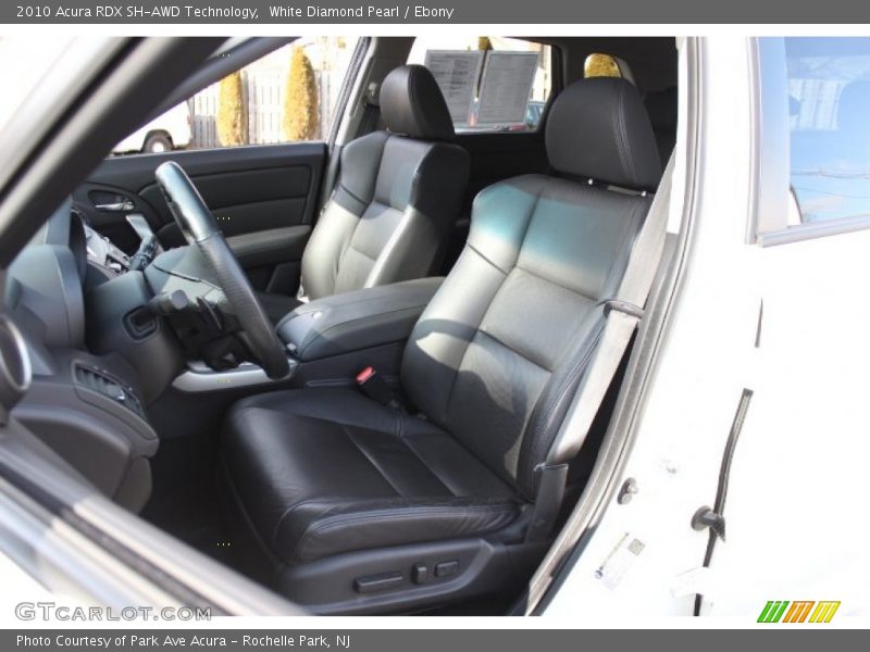 White Diamond Pearl / Ebony 2010 Acura RDX SH-AWD Technology