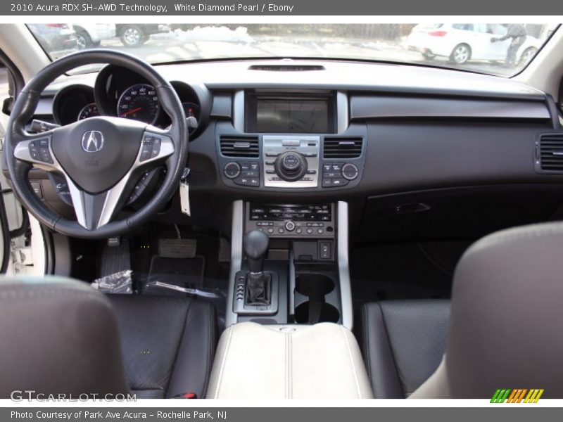 White Diamond Pearl / Ebony 2010 Acura RDX SH-AWD Technology