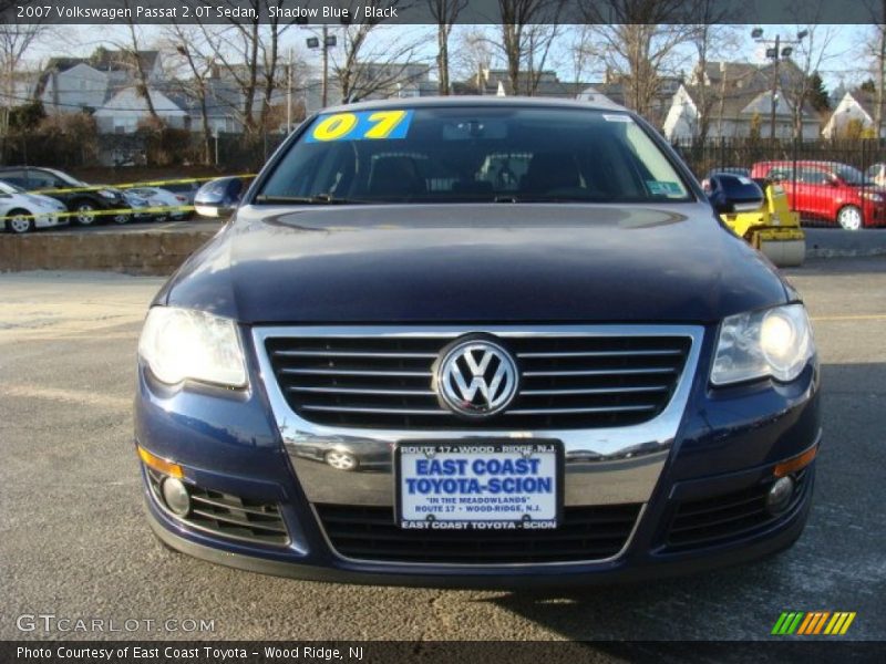 Shadow Blue / Black 2007 Volkswagen Passat 2.0T Sedan