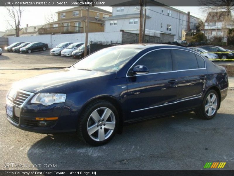 Shadow Blue / Black 2007 Volkswagen Passat 2.0T Sedan