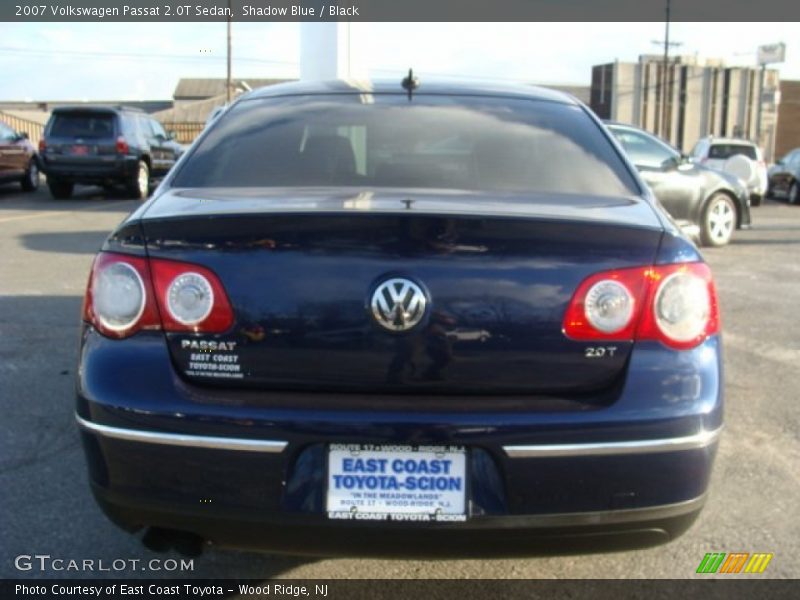 Shadow Blue / Black 2007 Volkswagen Passat 2.0T Sedan