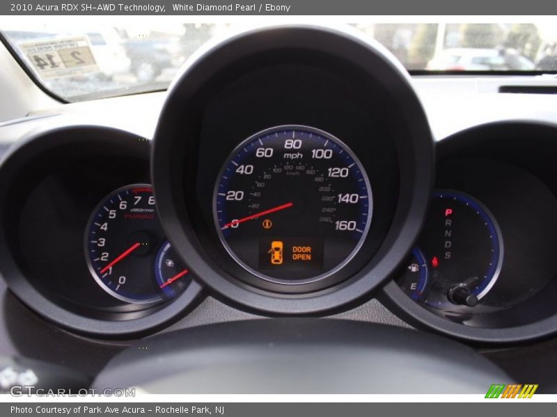 White Diamond Pearl / Ebony 2010 Acura RDX SH-AWD Technology