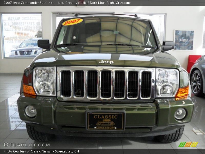 Jeep Green Metallic / Dark Khaki/Light Graystone 2007 Jeep Commander Sport 4x4