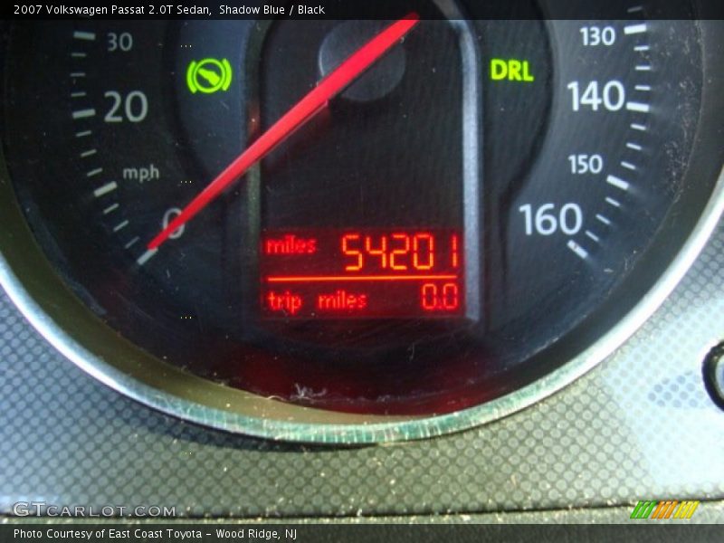 Shadow Blue / Black 2007 Volkswagen Passat 2.0T Sedan