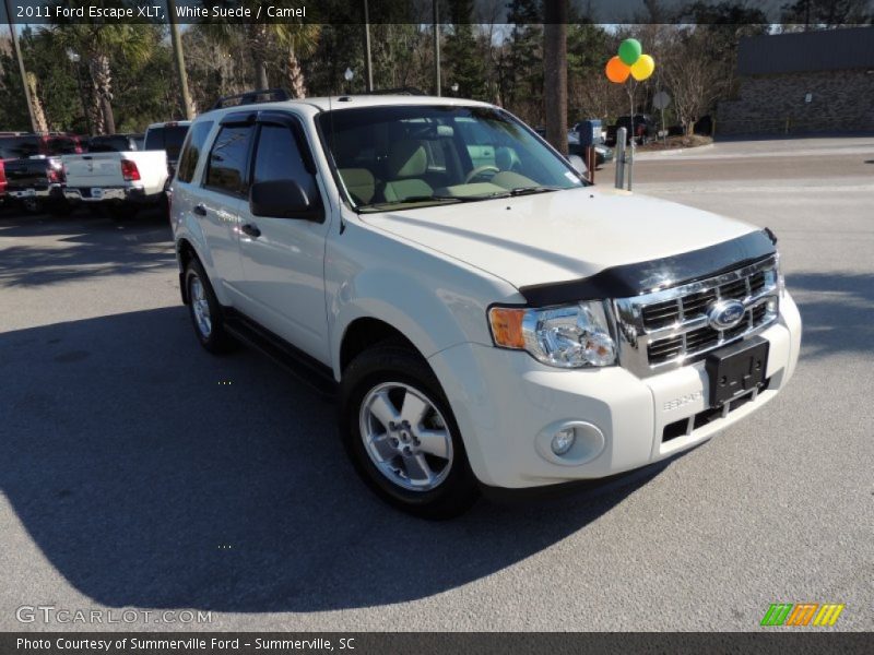 White Suede / Camel 2011 Ford Escape XLT